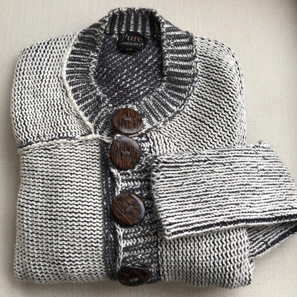 PURE HAND KNIT Sweaters - ❌ SOLD ❌PURE HANDKNIT 100% COTTON CARDIGAN